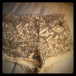 BDG tribal high waisted shorts.