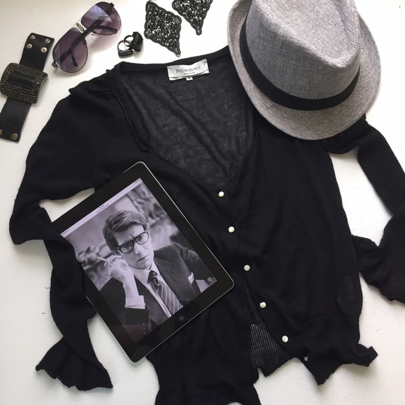 • 2x HOST PICK • | YSL Black Classic Sweater |