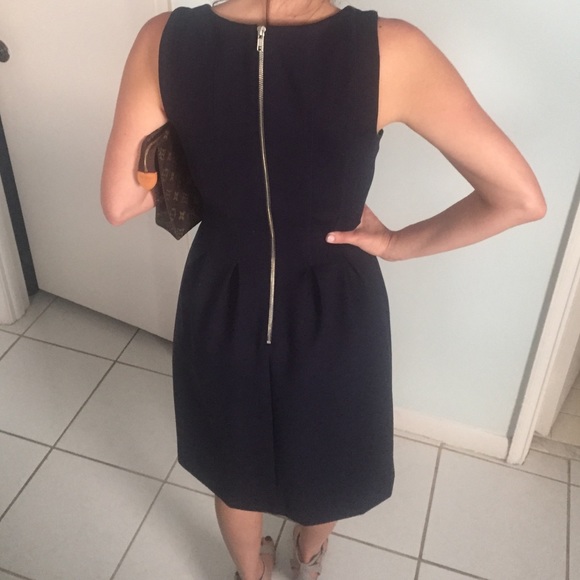 Navy J.CREW Dress - Picture 3 of 4