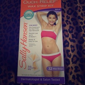 Ouch relief wax strip kit