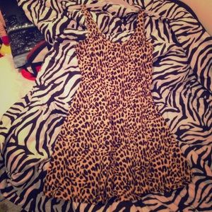 Vs PINK leopard skater dress