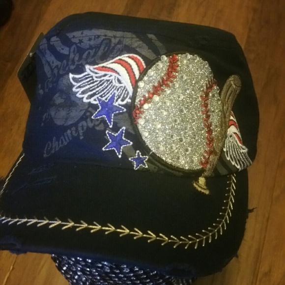 Baseball Wings bling Hat --BRAND-NEW