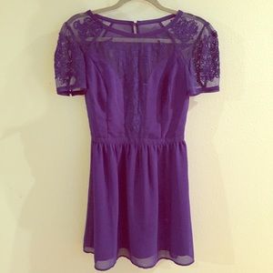 Blue Laced Kimichi Blue Dress