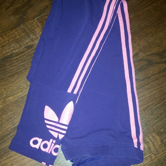 💕 Lovely Purple and Pink Adidas Yoga Pants..