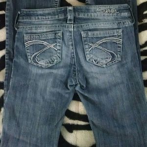 Silver jeans
