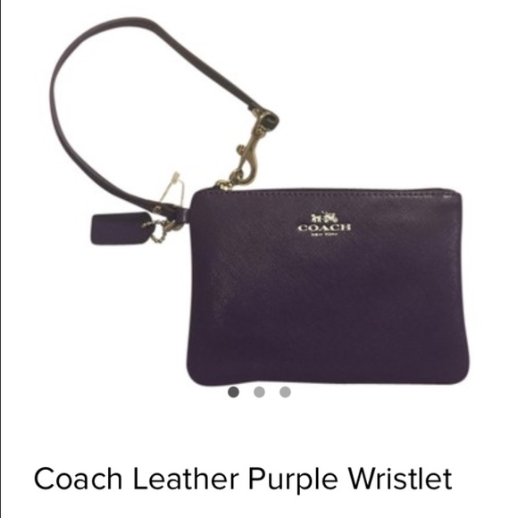 Coach Purple Wrislet