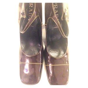 BUY NOW - Patent Leather Box Toe Prada Mary Jane