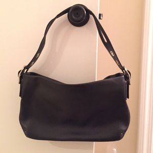 Leather coach purse