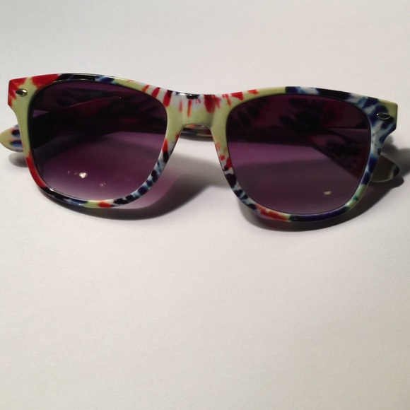 Rainbow Tie-Dye Sunglasses