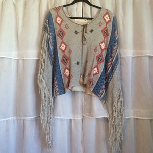 Vintage Havana• poncho style top