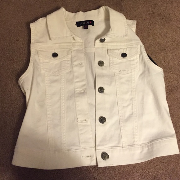 A never wore denim vest kids