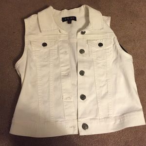 A never wore denim vest kids