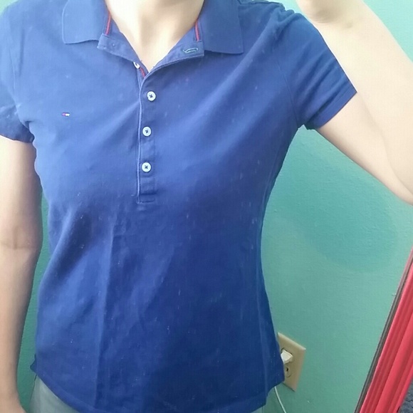 Blue Collared T Shirt TH