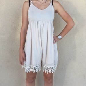 Cream romper