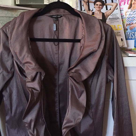 NWOT Blazer  or silky top