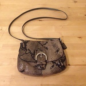 Coach Python embossed cross-body
