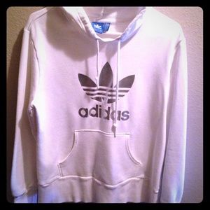 Adidas white hoodie size XL