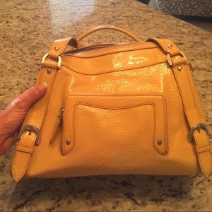 Yellow goldish cole Haan