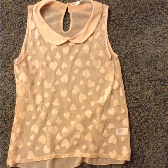 Sheer tank top
