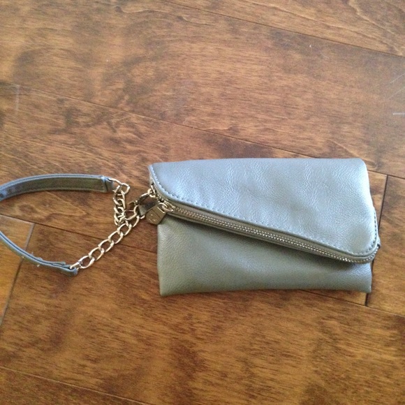 Grey JLo wristlet