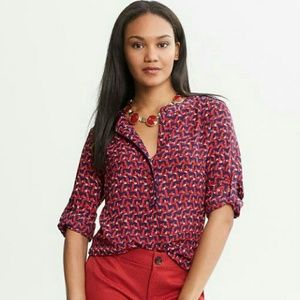 Banana Republic dog print shirt
