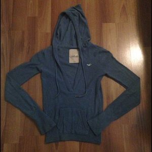 Blue Hollister Hoodie