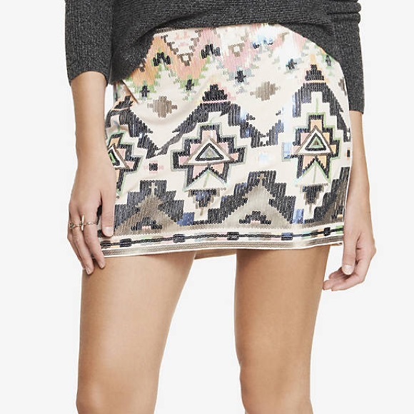 Sequin skirt
