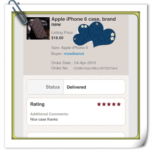 Love notes / ratings