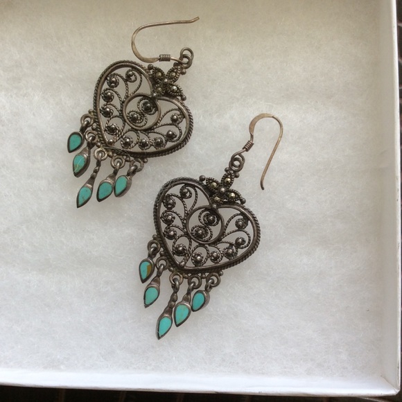 Sterling silver earrings - Picture 1 of 2