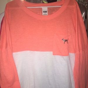 TRADED Victoria's Secret Pink bling leopard crew