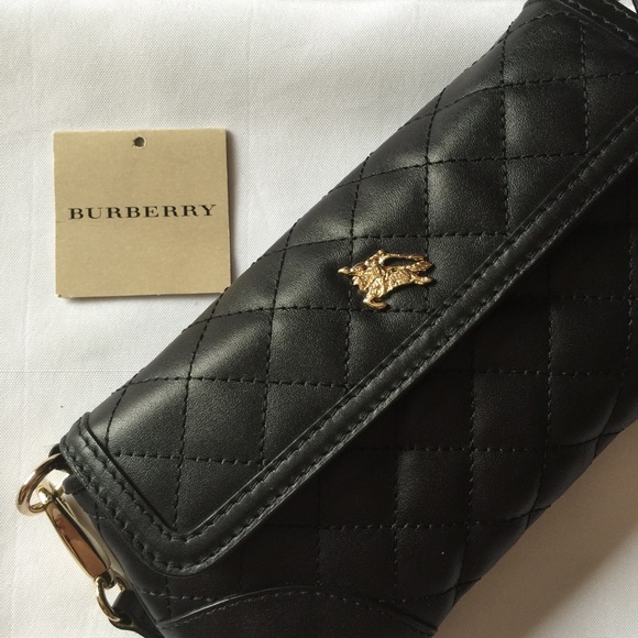 Burberry Handbags - Burberry Quilted Leather Pochette