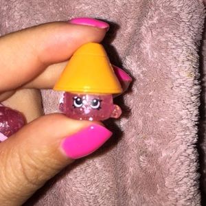 Shopkins Lana Lamp Orange Glitz!Ultra Rare