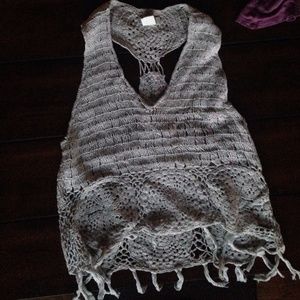 Billabong crochet tank