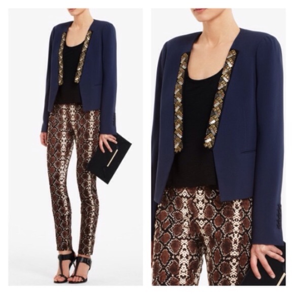 🚫SOLD - BCBG Cain Embellished Blazer - Picture 2 of 4
