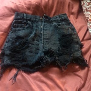 High waisted shorts