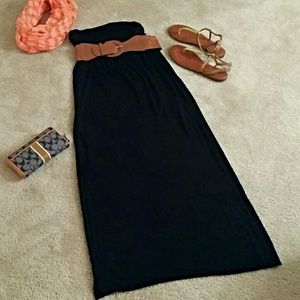 BLACK MAXI DRESS