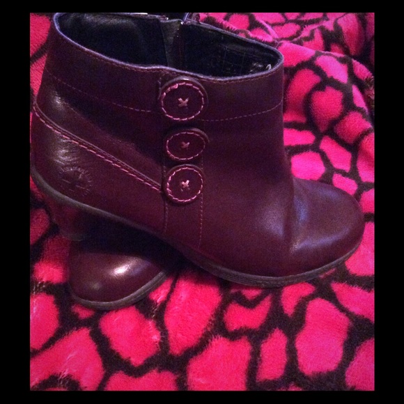 Dr. Martens burgundy leather ankle boot