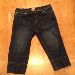 Gap dark denim capris size 12/31R