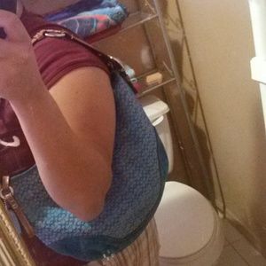 Price reduced!! Blue Coach purse