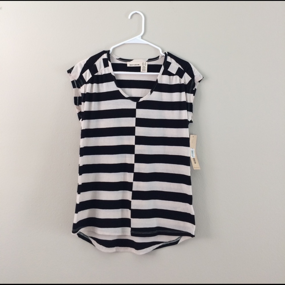 DKNY Striped Top