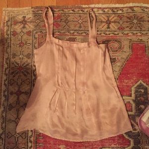 Light pink J Crew silk tank