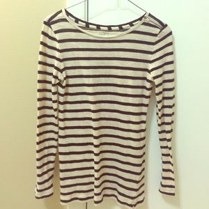 SOLD IN BUNDLE- Loft Nautical Light Sweater