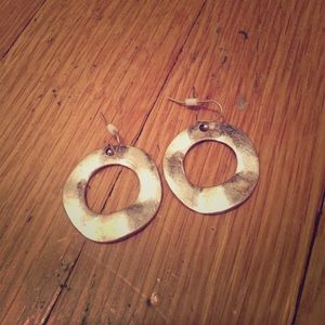 Chic silver drop earrings