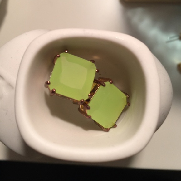 Kate Spade Chartreuse Studs