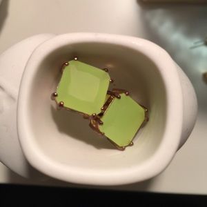Kate Spade Chartreuse Studs