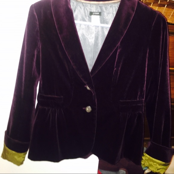 JCrew Velvet Jacket **SALE**