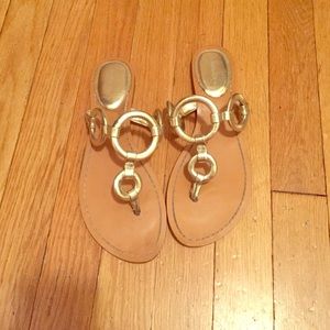 Calvin Klein Metallic sandals