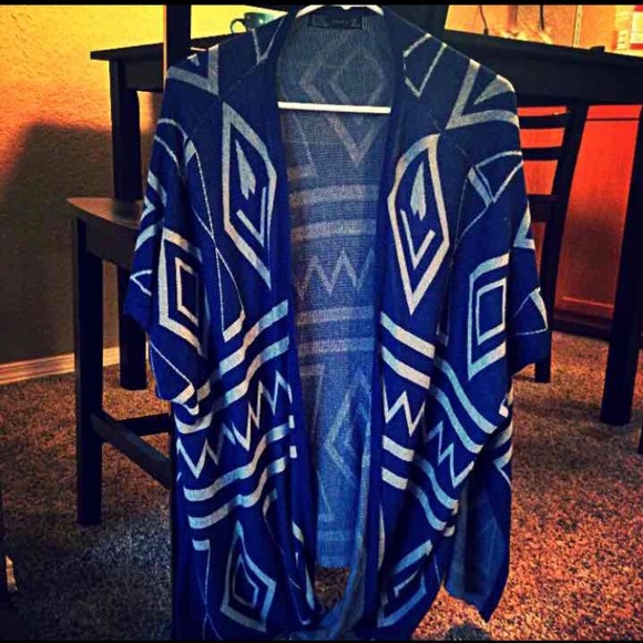 Zara Aztec Open Cardigan