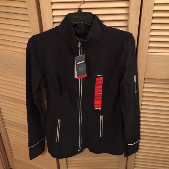 NWT black zip up