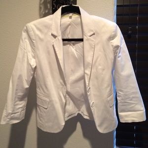 White blazer.